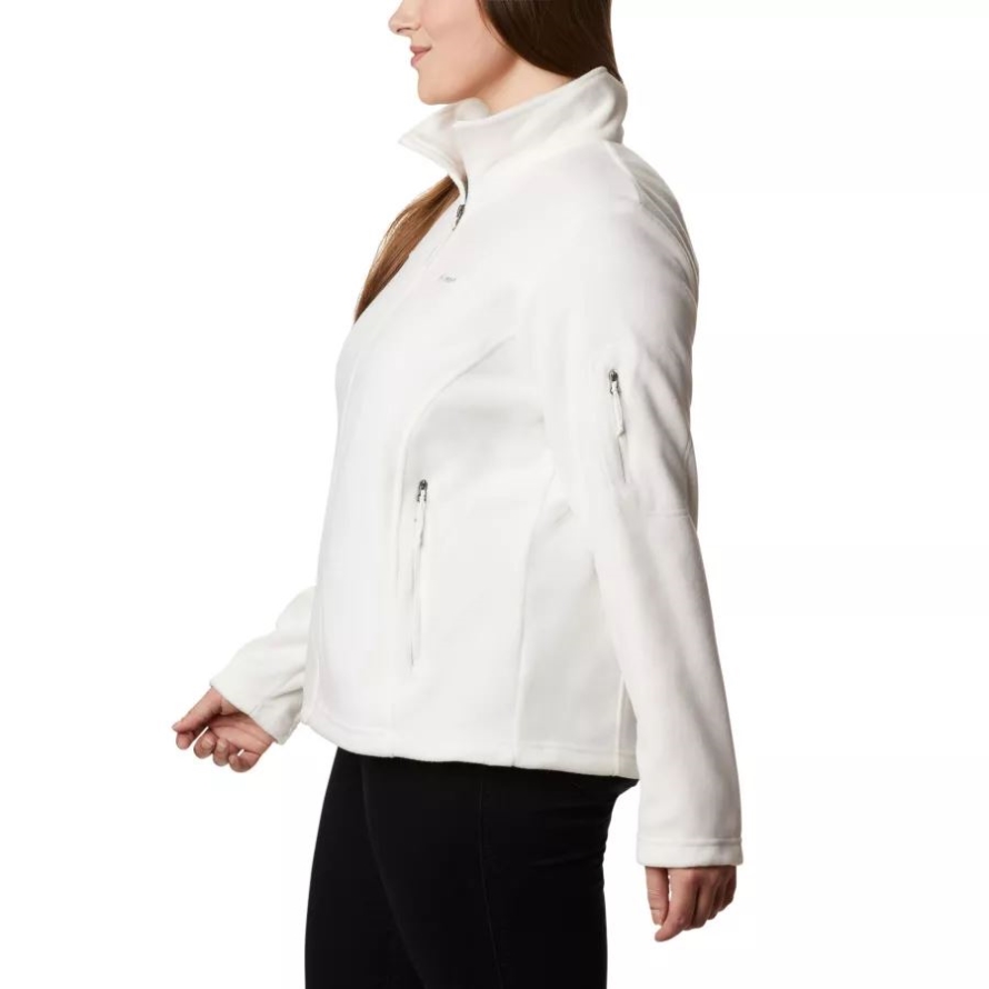Columbia Women's Fast Trek II Jacket Plus Size Sea Salt