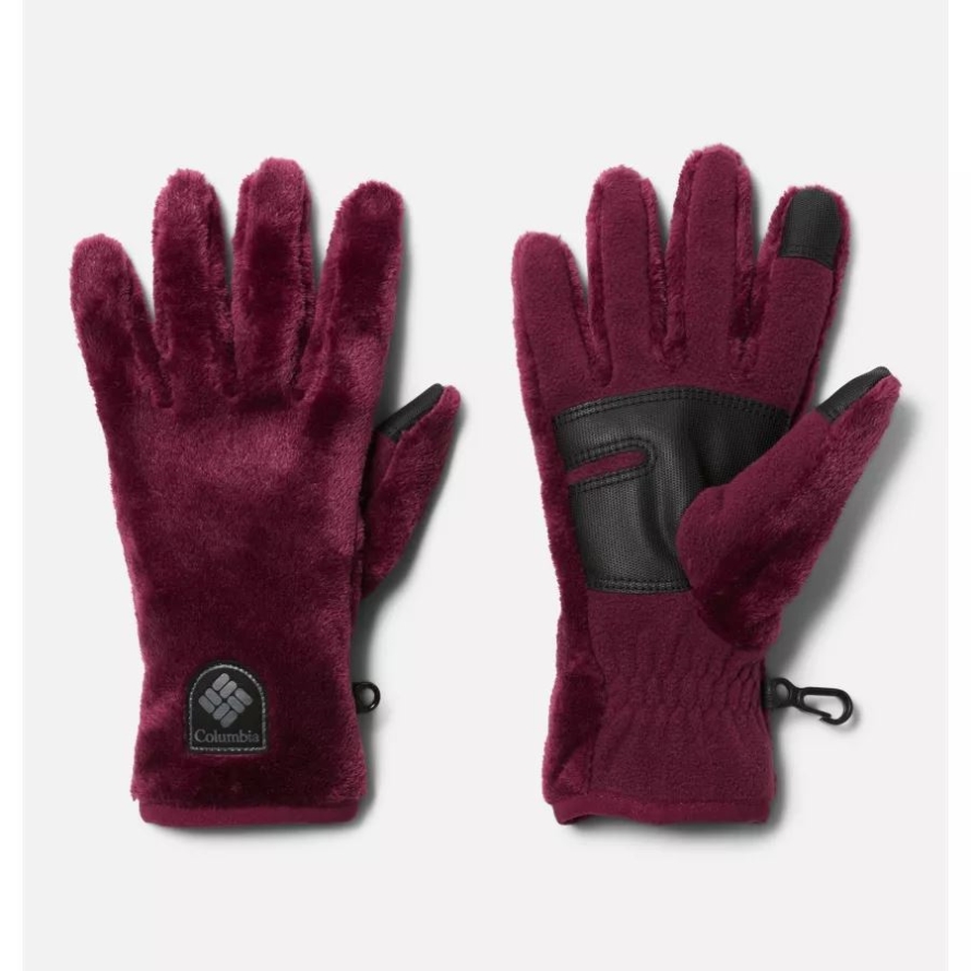 Columbia Women's Fire Side Sherpa Fleece Gloves Marionberry