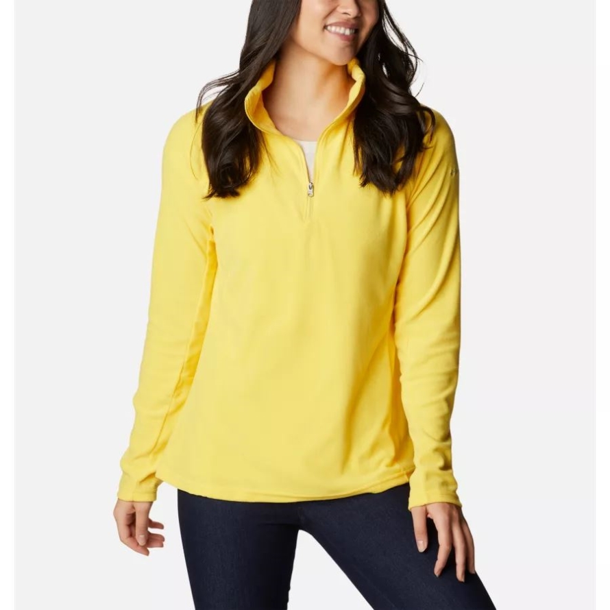 Columbia Women's Glacial IV Half Zip Fleece Sun Glow