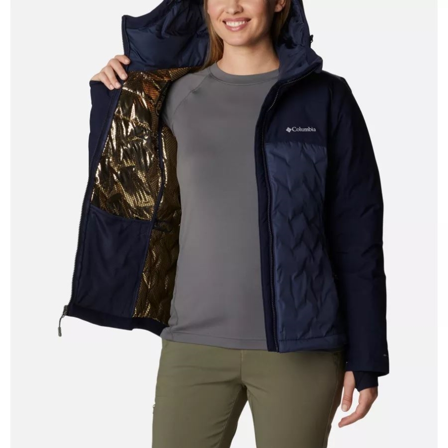 Columbia Women's Grand Trek II Down Jacket Nocturnal/Dark Nocturnal