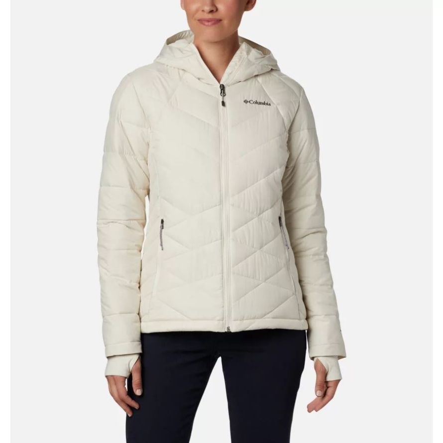 Columbia Women's Heavenly Hooded Jacket Chalk
