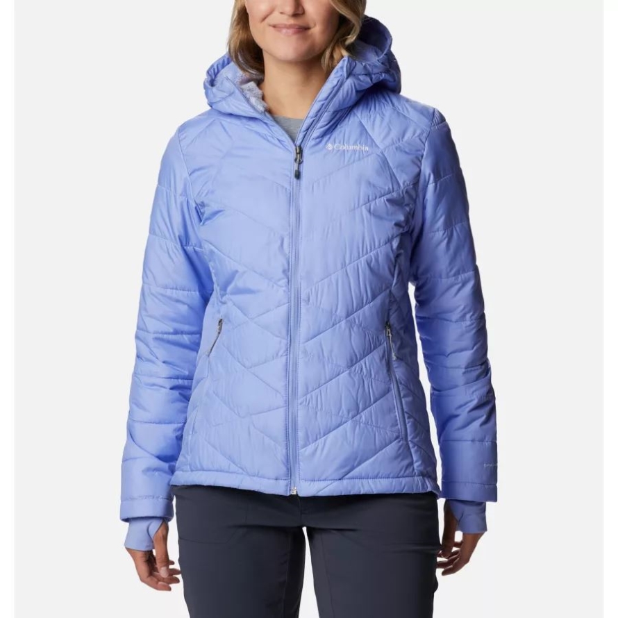 Columbia Women's Heavenly Hooded Synthetic Down Jacket Serenity