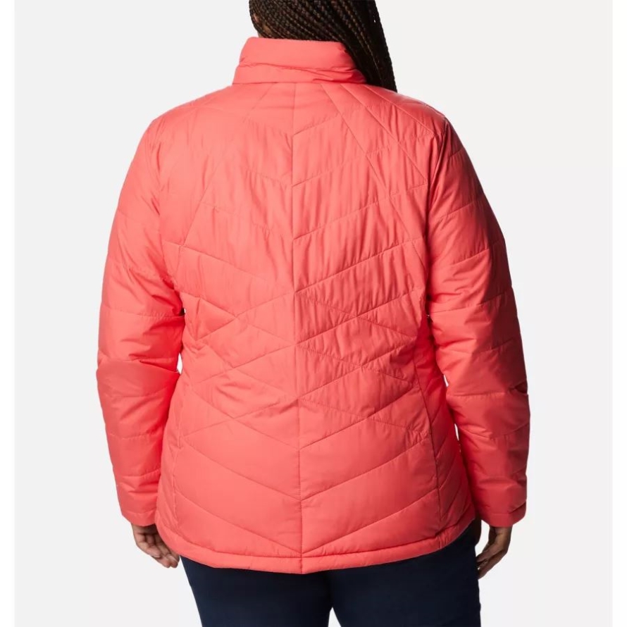Columbia Women's Heavenly Jacket Plus Size Blush Pink