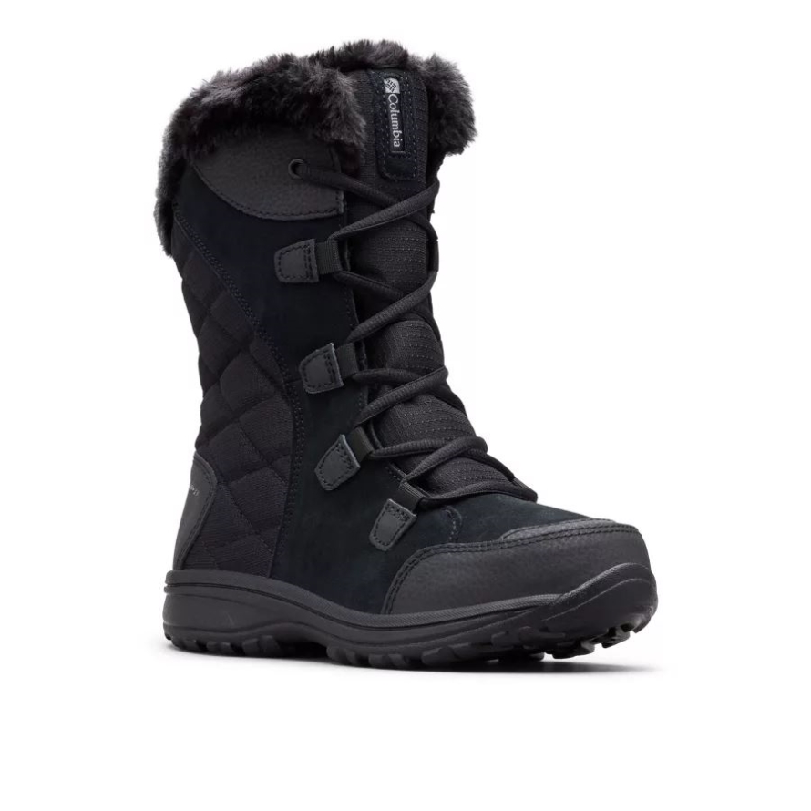 Columbia Women's Ice Maiden II Boot Wide Black/Columbia Grey