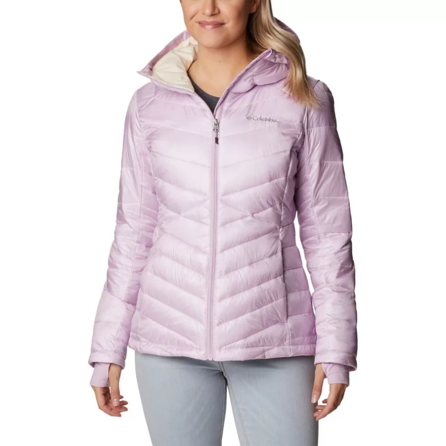 Columbia Women's Joy Peak Omni-Heat Infinity Insulated Hooded Jacket Aura
