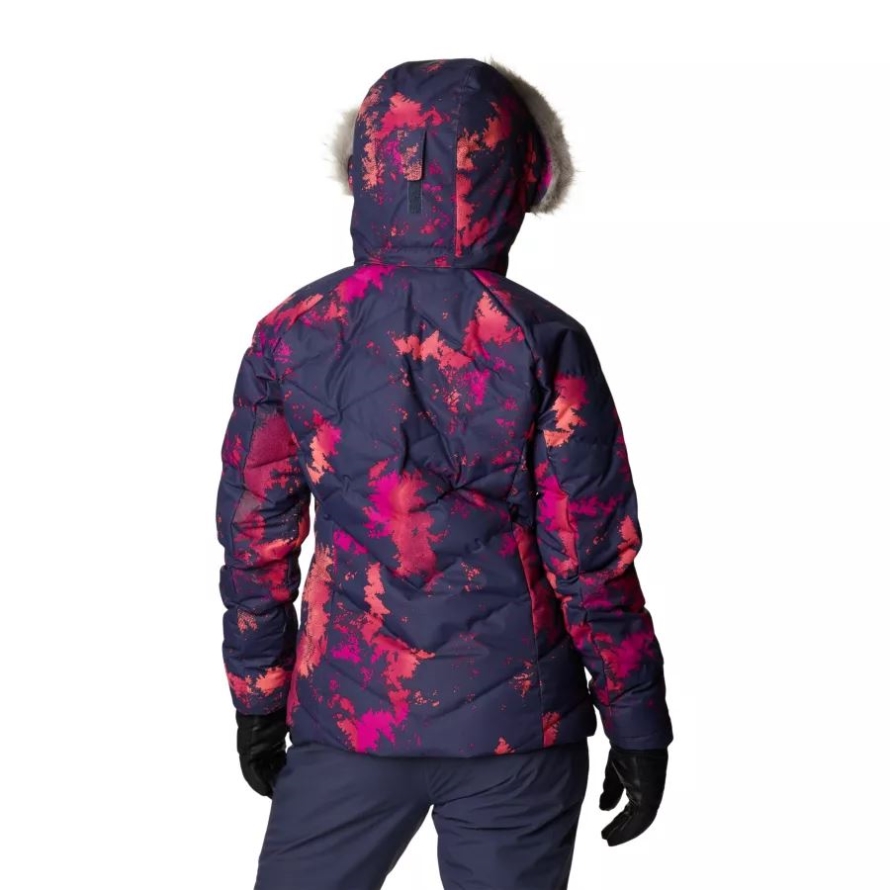 Columbia Women's Lay D Down II Jacket Nocturnal Lookup Print