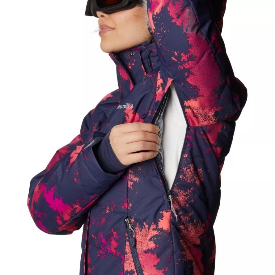 Columbia Women's Lay D Down II Jacket Nocturnal Lookup Print