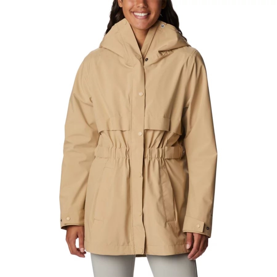 Columbia Women's Long Valley Trench Jacket Beach