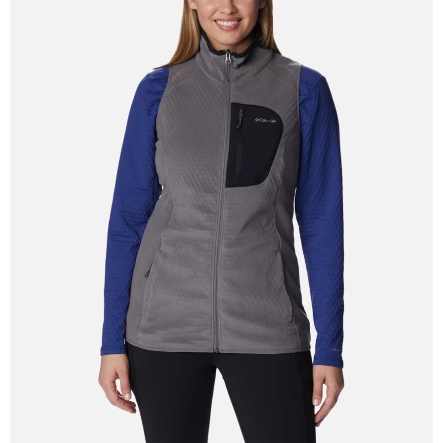 Columbia Women's Outdoor Tracks Vest City Grey/Black