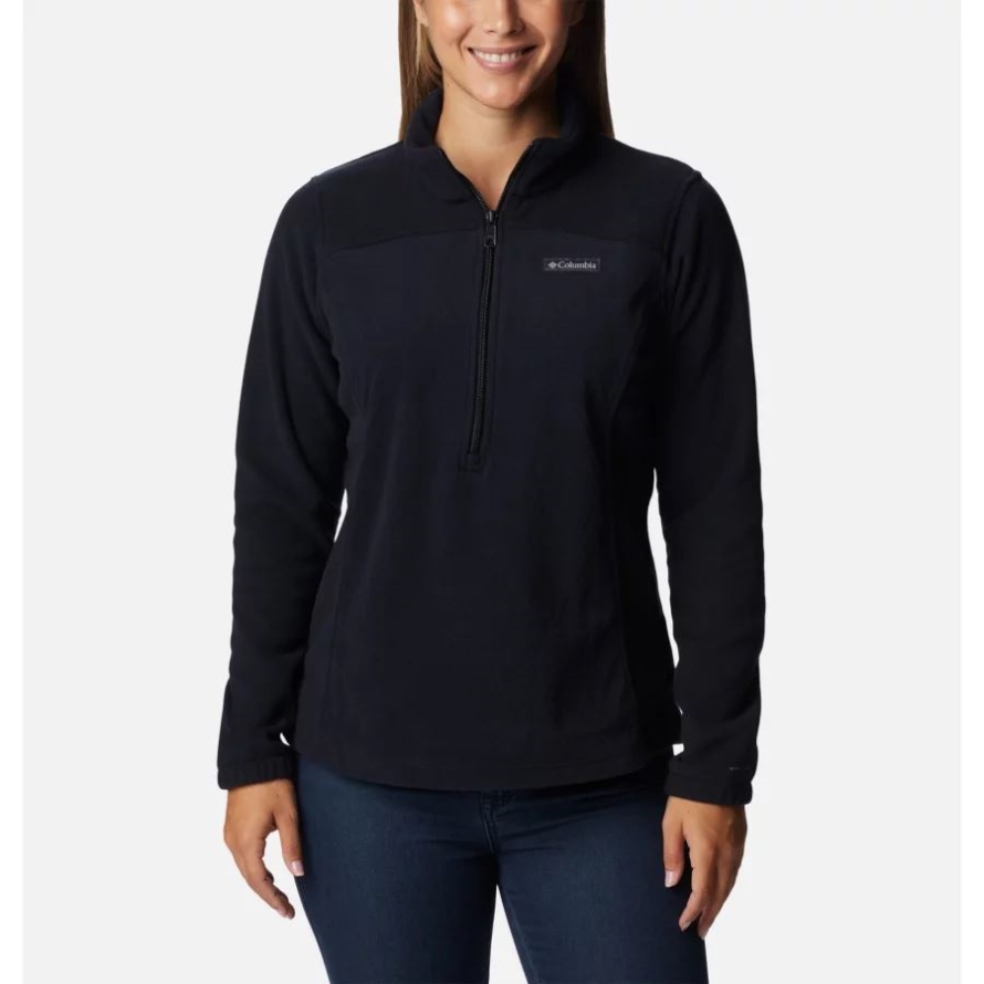 Columbia Women's Overlook Trail Half Zip Pullover Black