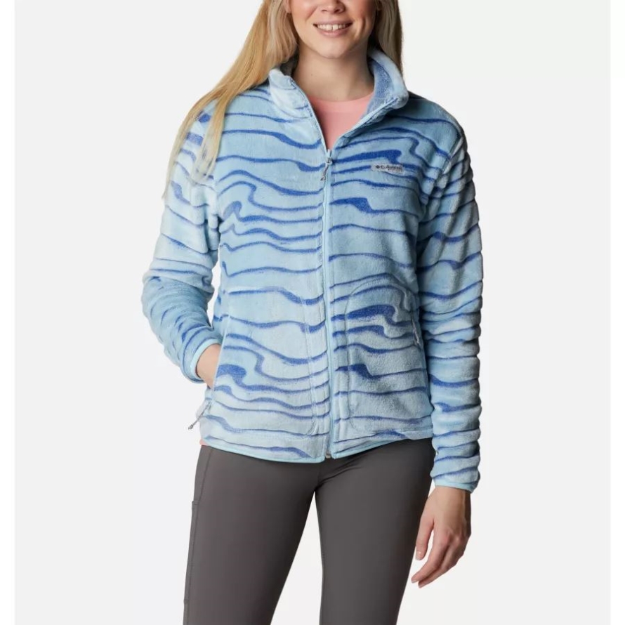 Columbia Women's PFG Slack Water Reversible Fleece Spring Blue