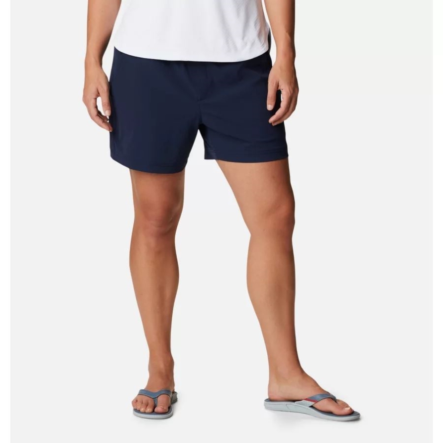 Columbia Women's PFG Slack Water Woven Shorts Collegiate Navy