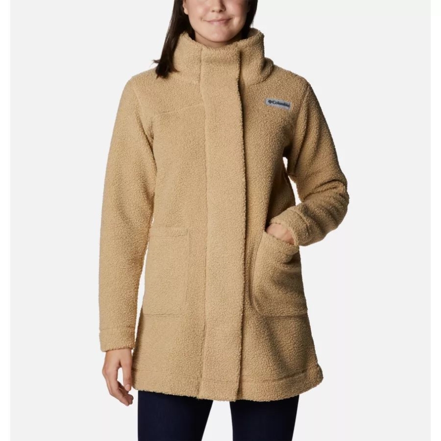 Columbia Women's Panorama Long Fleece Coat Beach