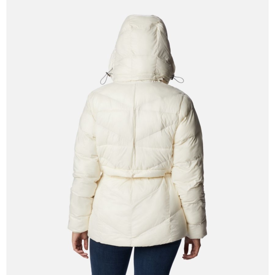 Columbia Women's Peak to Park II Insulated Hooded Jacket Chalk Gunmetal