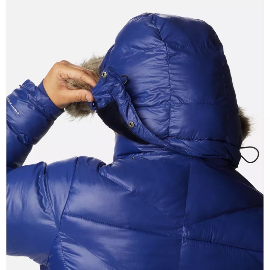 Columbia Women's Peak to Park Mid Insulated Jacket Plus Size Dark Sapphire Gunmetal