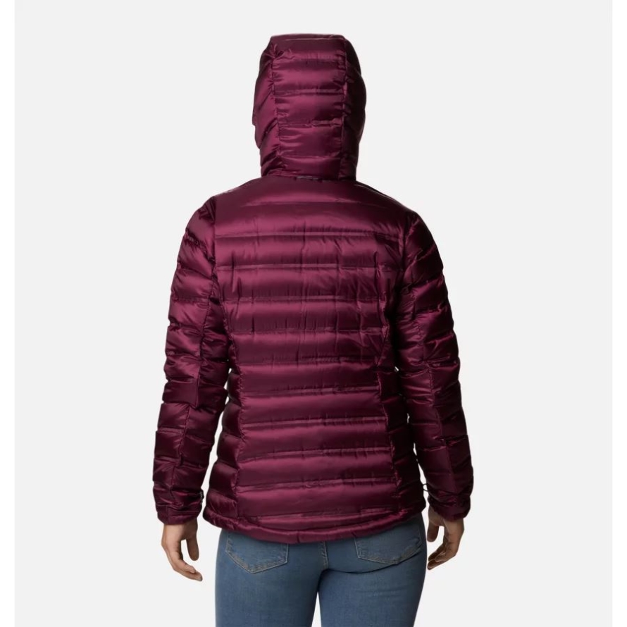 Columbia Women's Pebble Peak Down Hooded Jacket Marionberry