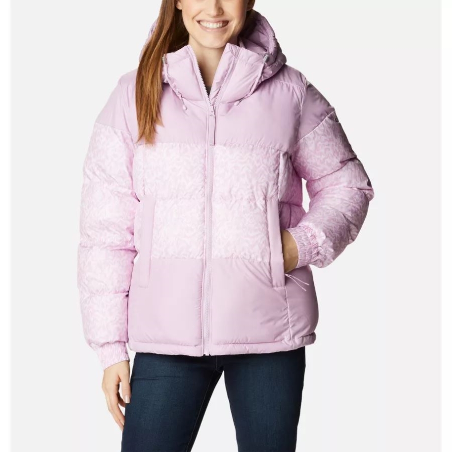 Columbia Women's Pike Lake II Insulated Jacket Aura/Aura Terrain Print