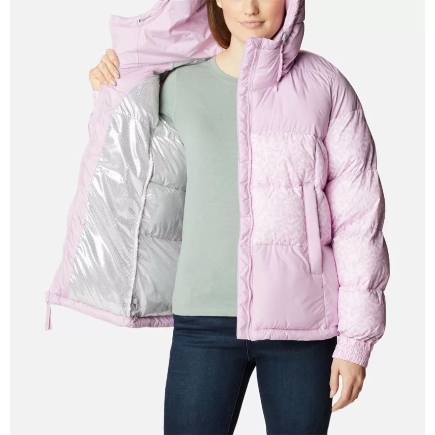 Columbia Women's Pike Lake II Insulated Jacket Aura/Aura Terrain Print