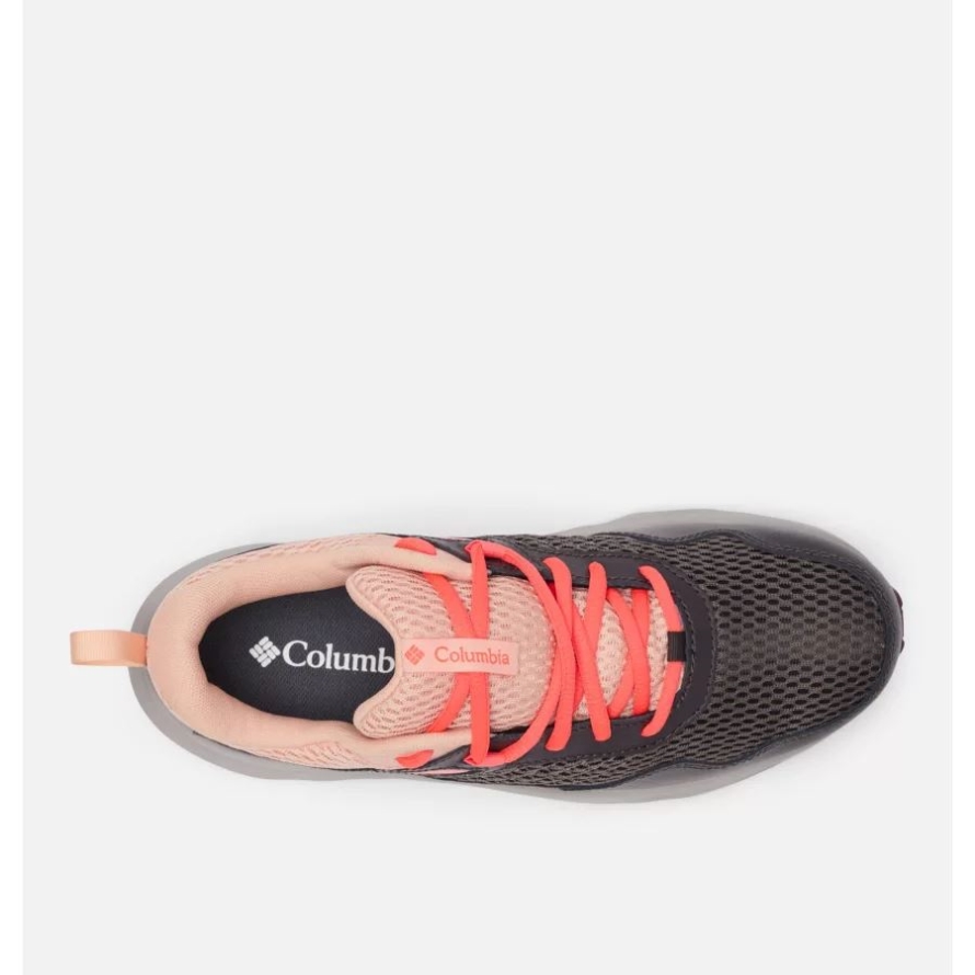 Columbia Women's Plateau Waterproof Shoe Dark Grey/Neon Sunrise
