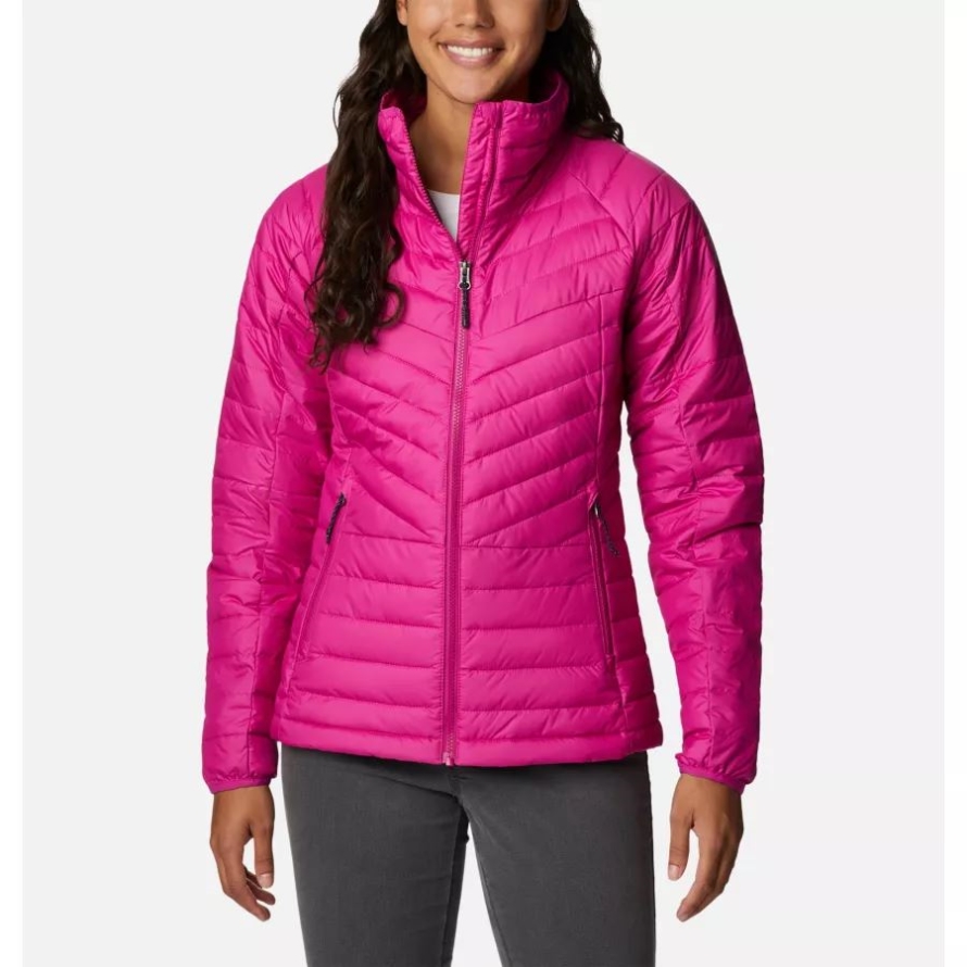Columbia Women's Powder Lite II Full Zip Jacket Wild Fuchsia