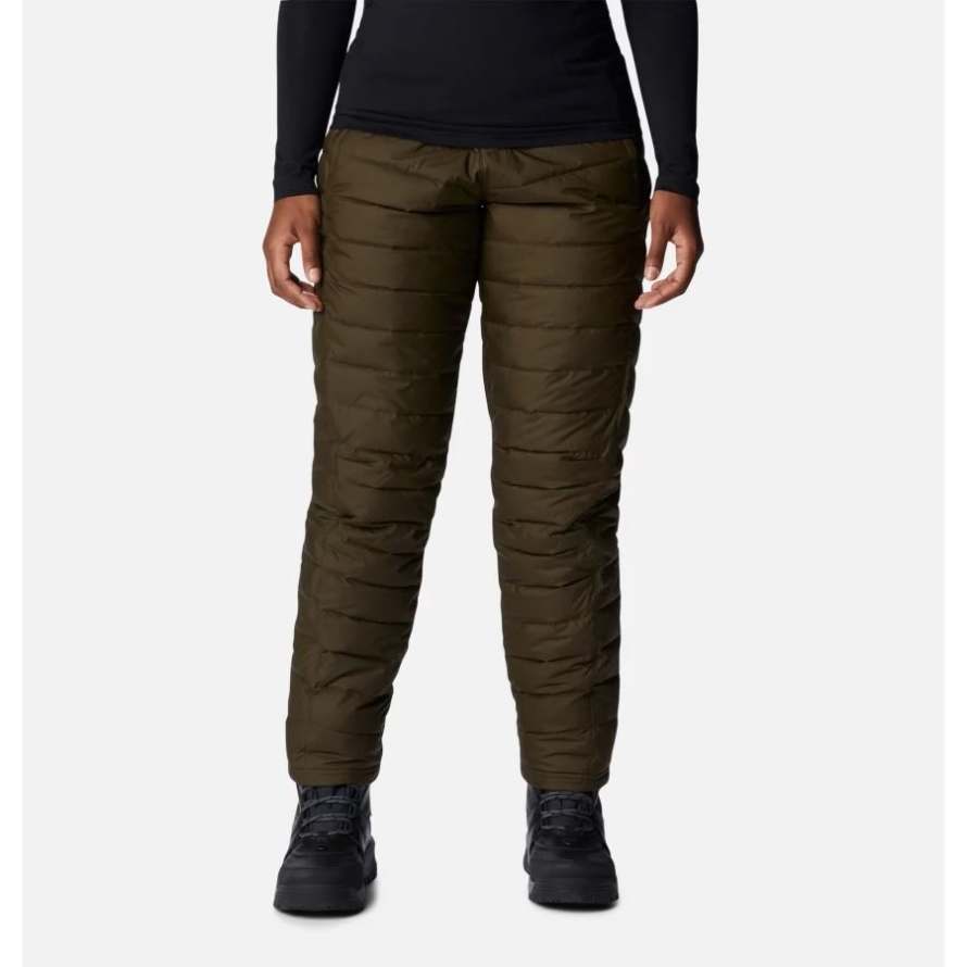 Columbia Women's Powder Lite Pants Olive Green/Black