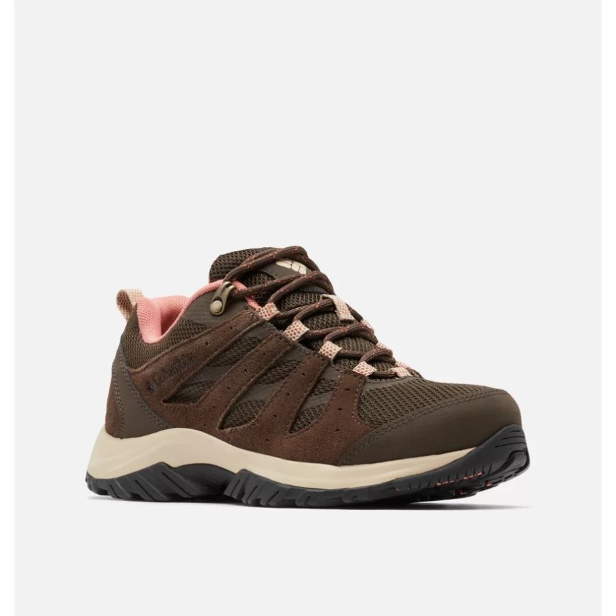 Columbia Women's Redmond III Waterproof Walking Shoe Cordovan/Dark Coral
