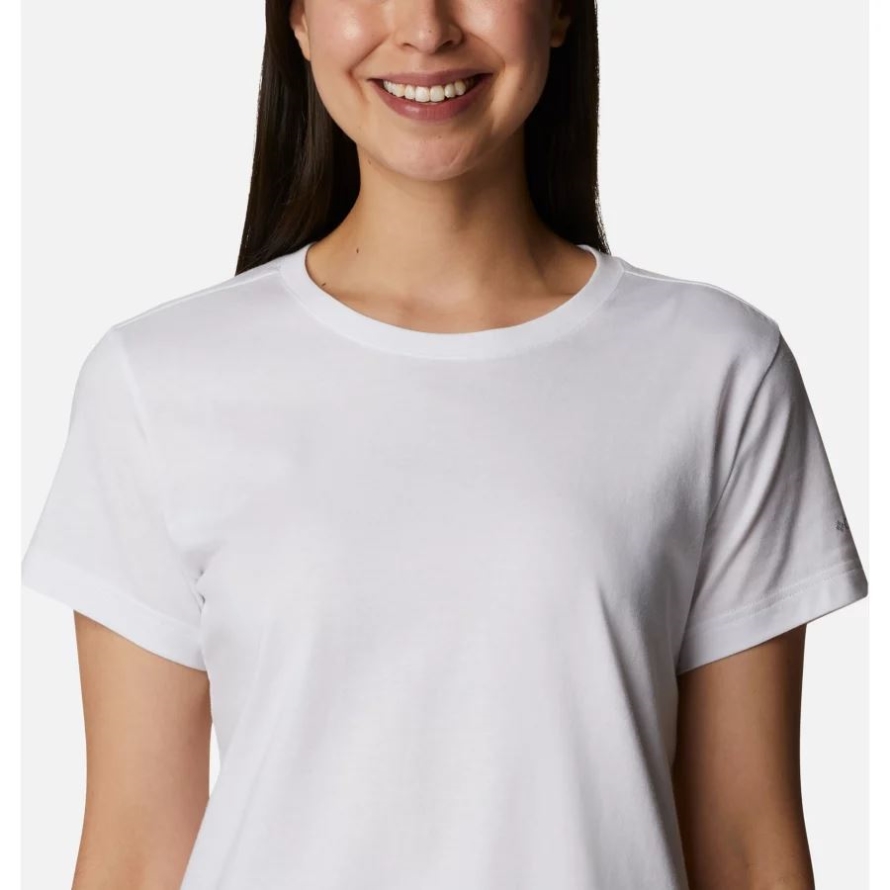 Columbia Women's Sapphire Point Short Sleeve Shirt White