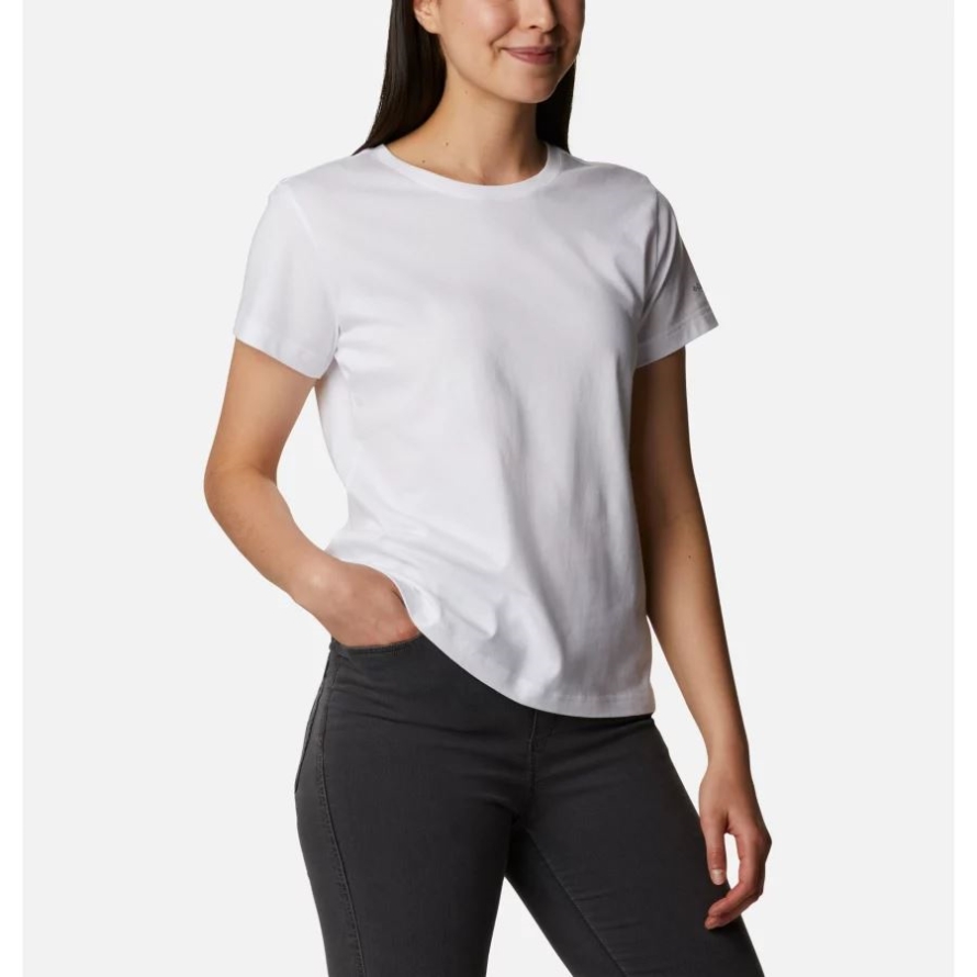 Columbia Women's Sapphire Point Short Sleeve Shirt White