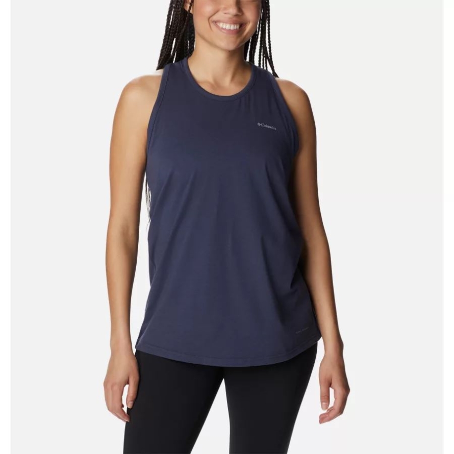 Columbia Women's Sun Trek Racerback Tank Nocturnal