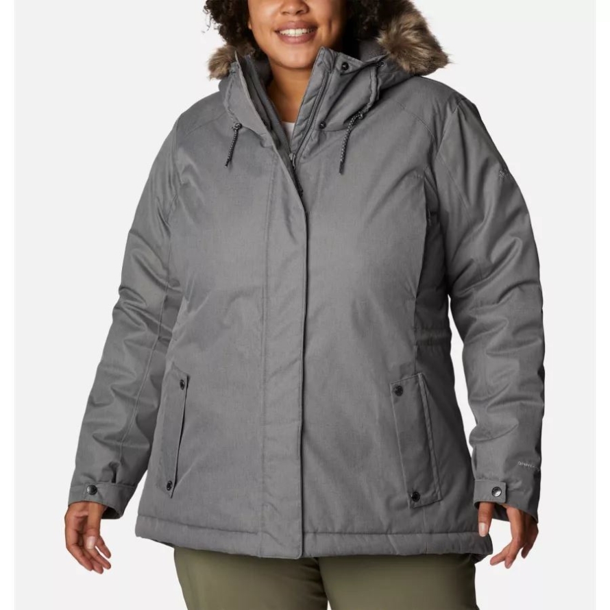 Columbia Women's Suttle Mountain II Insulated Jacket Plus Size City Grey