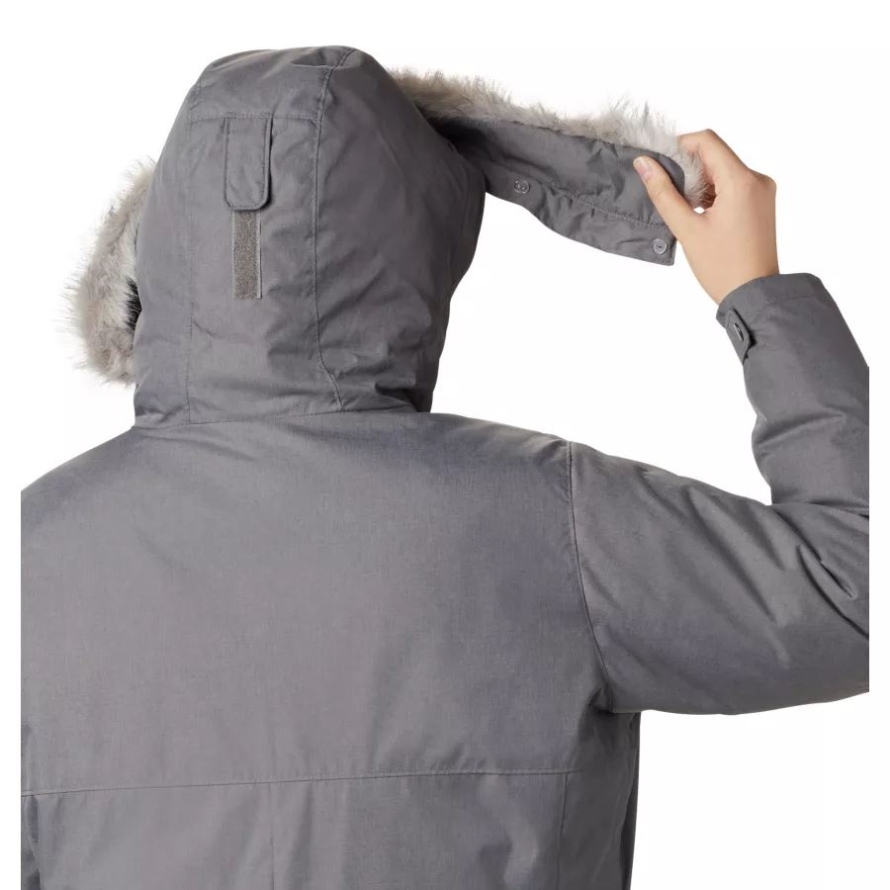 Columbia Women's Suttle Mountain Long Insulated Jacket Plus Size City Grey