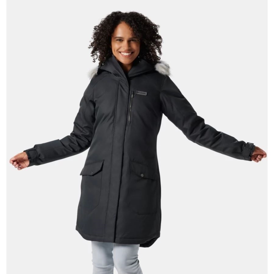 Columbia Women's Suttle Mountain Long Synthetic Down Parka Black