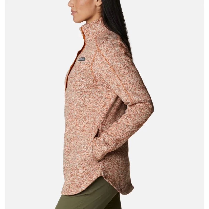 Columbia Women's Sweater Weather Fleece Tunic Warm Copper Heather