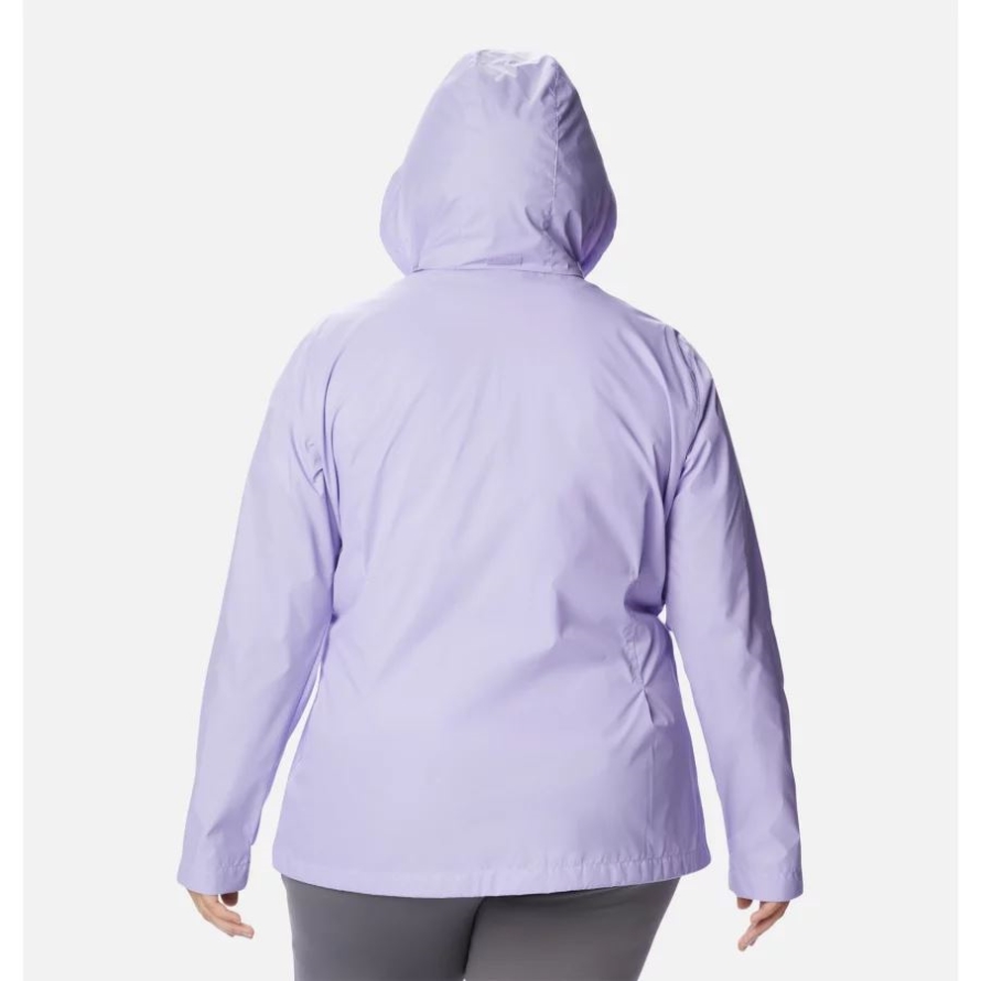 Columbia Women's Switchback III Jacket Plus Size Frosted Purple