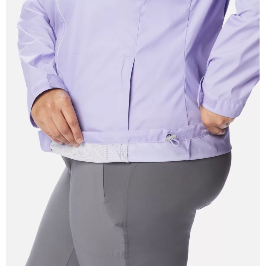Columbia Women's Switchback III Jacket Plus Size Frosted Purple