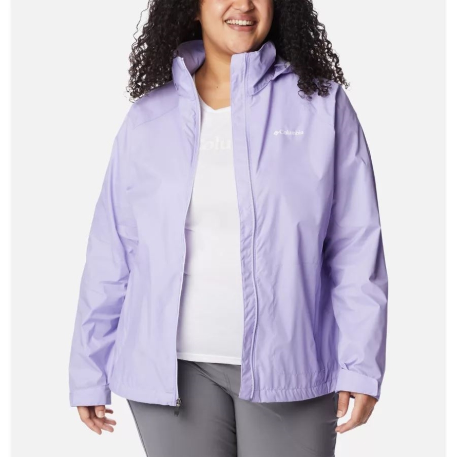 Columbia Women's Switchback III Jacket Plus Size Frosted Purple