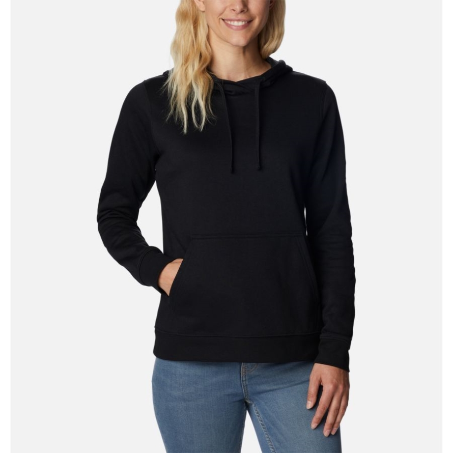 Columbia Women's Tested Tough In Pink Hoodie Black TTIP Logo