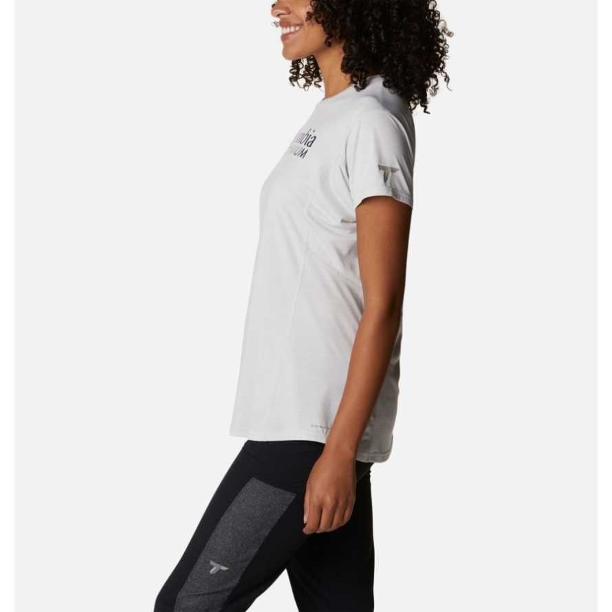 Columbia Women's Titan Pass Graphic T-Shirt White/Nocturnal