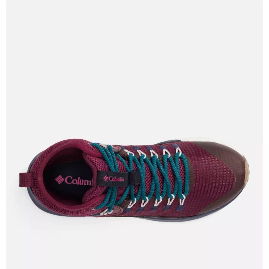 Columbia Women's Trailstorm Mid Waterproof Shoe Wide Marionberry/Deep Water