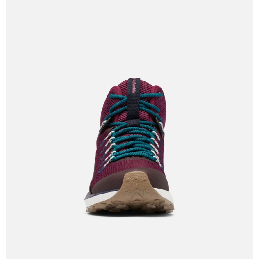 Columbia Women's Trailstorm Mid Waterproof Shoe Wide Marionberry/Deep Water