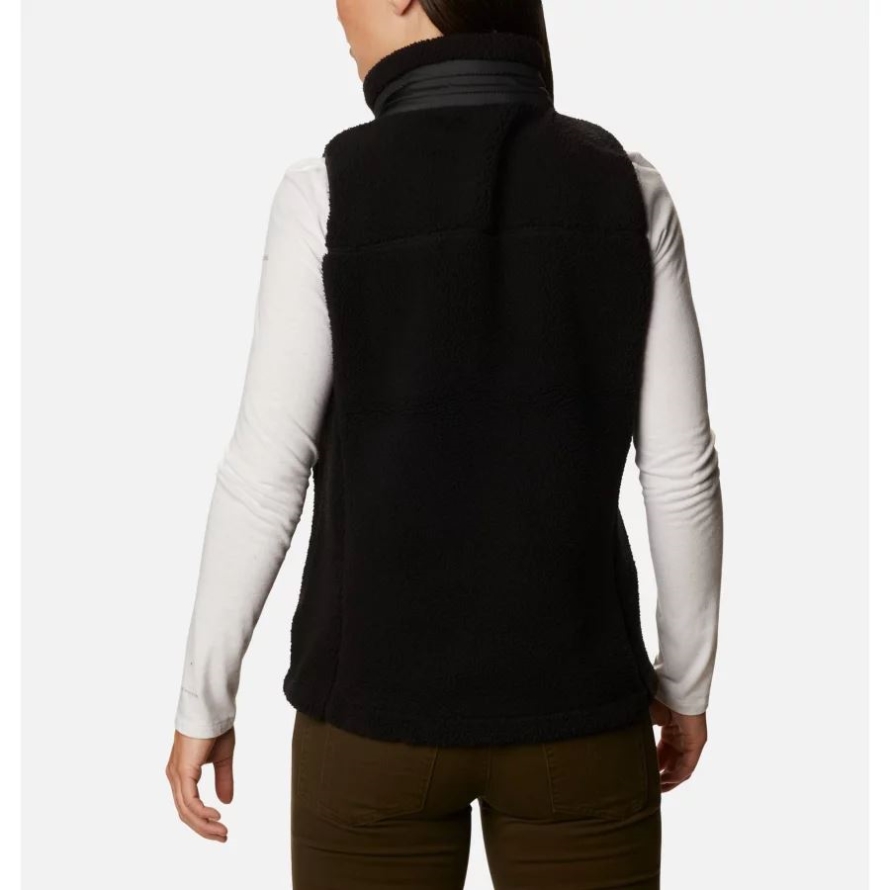 Columbia Women's West Bend Sherpa Fleece Gilet Black/Black