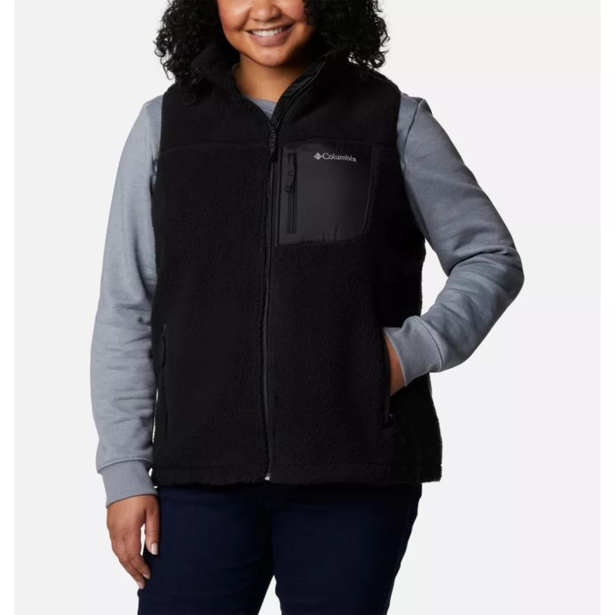 Columbia Women's West Bend Vest Plus Size Black/Black