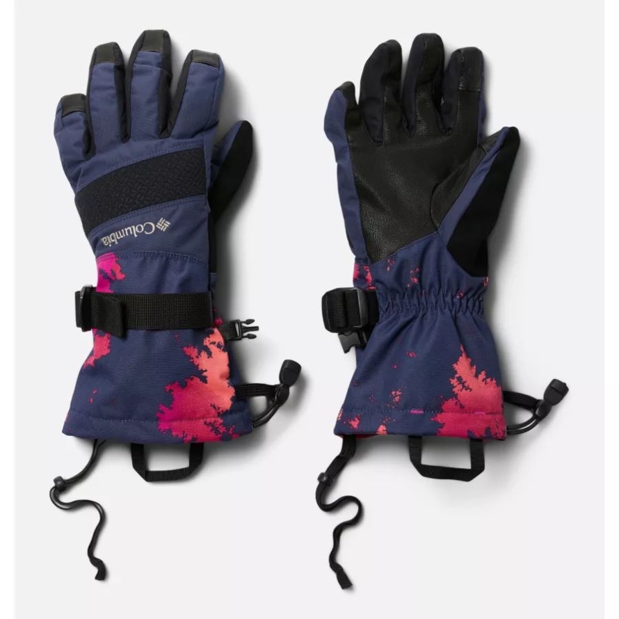 Columbia Women's Whirlibird II Ski Gloves Nocturnal LookUp Print