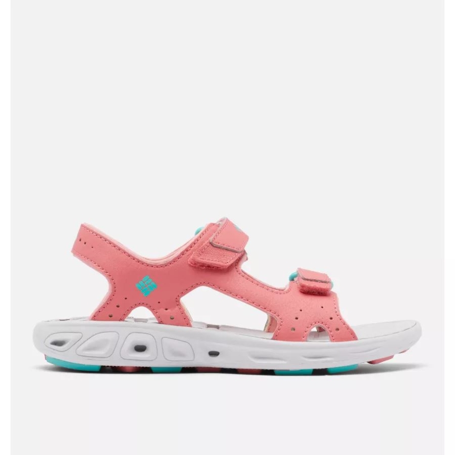 Columbia Youth Techsun Vent Sandal Wild Salmon/Dolphin