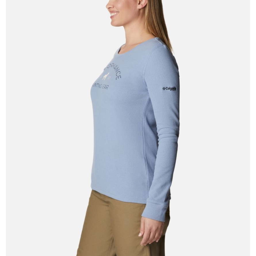Comet/Black Lab Columbia Women's PHG Roughtail University Waffle Shirt