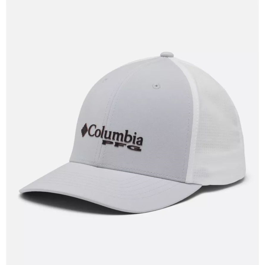 Cool Grey/White PFG Logo Signature 110 High Crown Columbia
