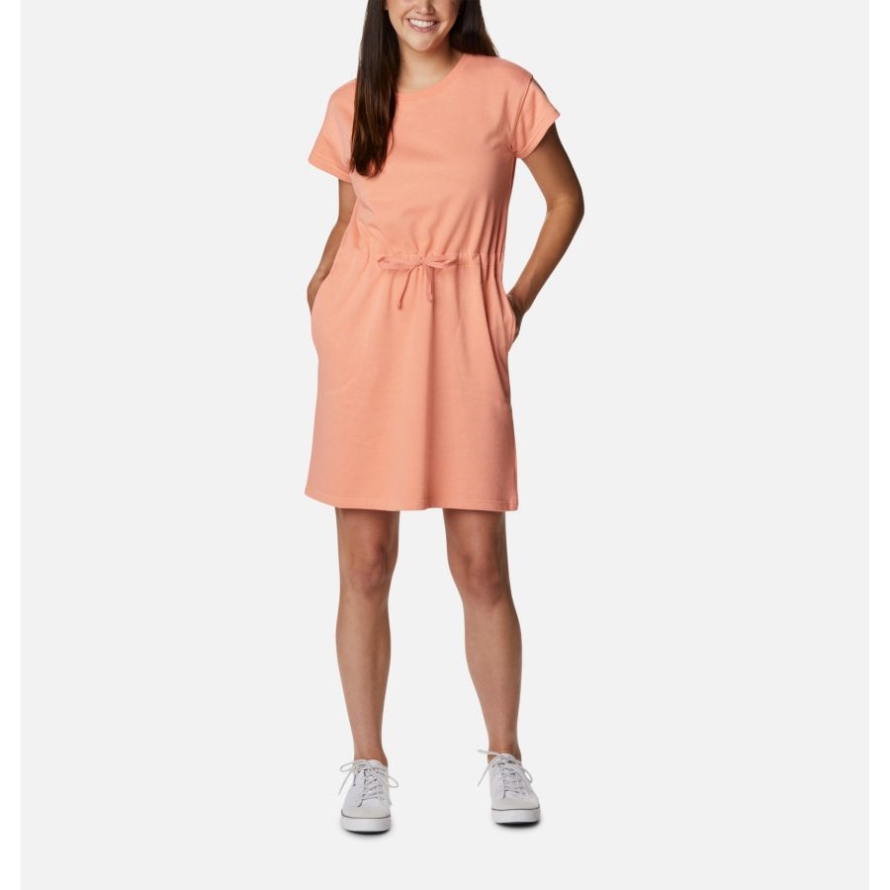 Coral Reef Heather Columbia Women's Columbia Trek French Terry Dress