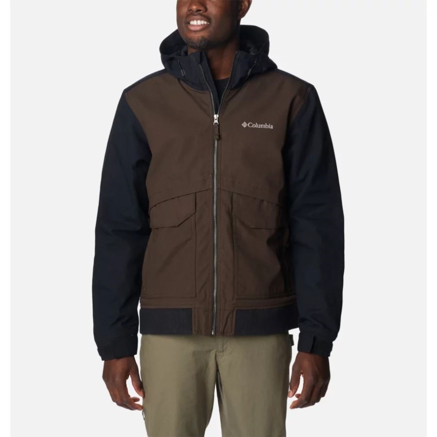 Cordovan/Black Men's Loma Vista II Hooded Jacket Columbia