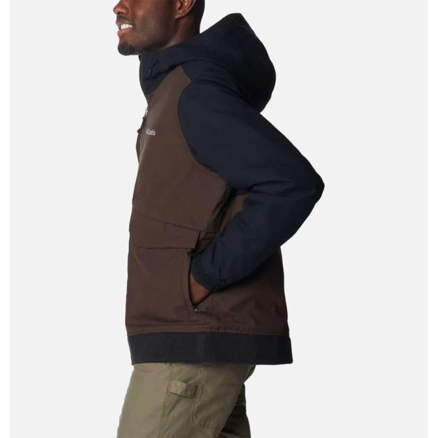 Cordovan/Black Men's Loma Vista II Hooded Jacket Columbia