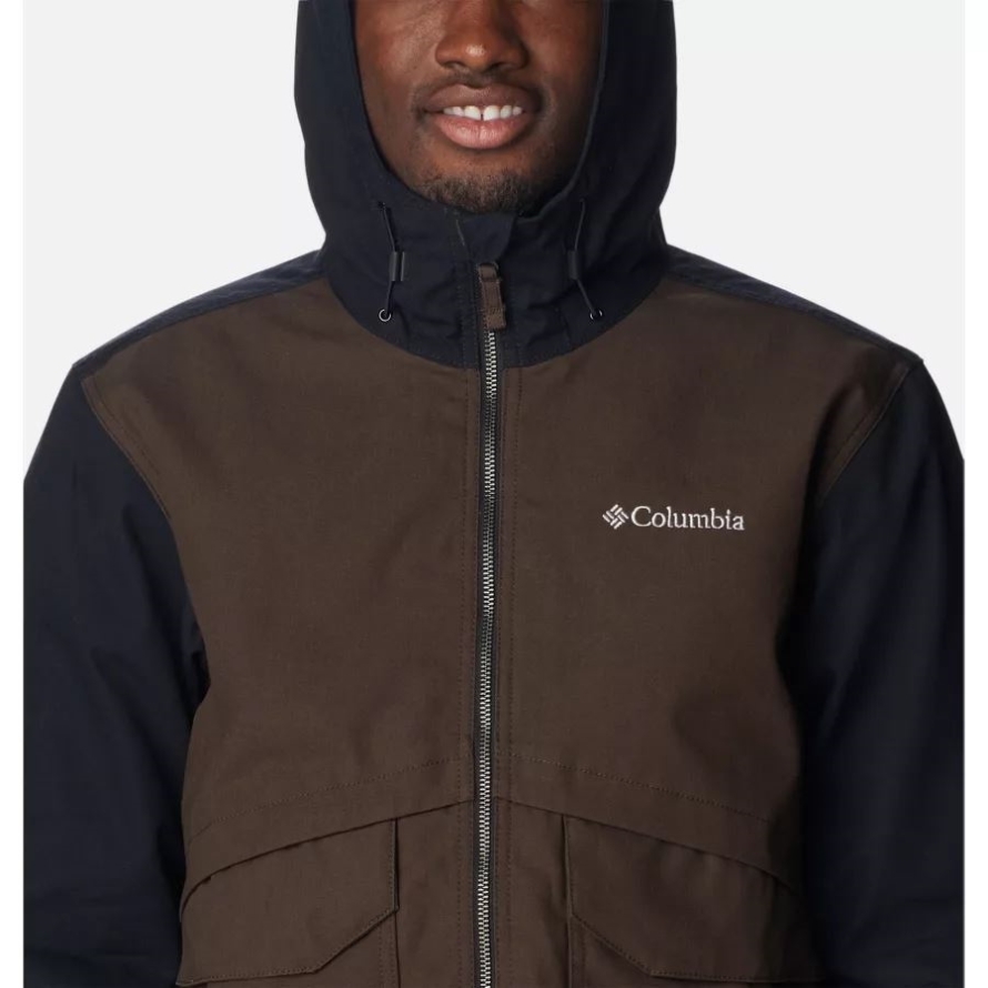Cordovan/Black Men's Loma Vista II Hooded Jacket Columbia